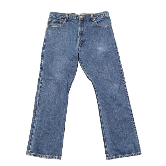 Vtg Levis 517 Jeans Mens 38x32 Actual Sz 36Wx30.5L Blue Bootcut Medium W… - Picture 1 of 13
